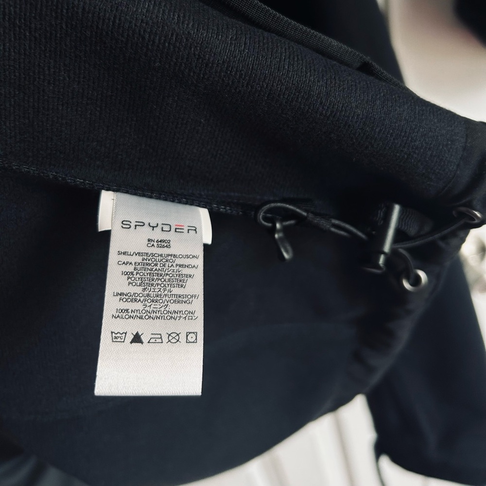 Spyder black elevation softshell utility jacket n… - image 7